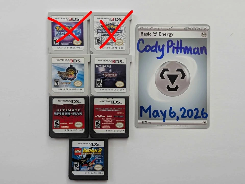 Nintendo 3DS/DS Game Lot