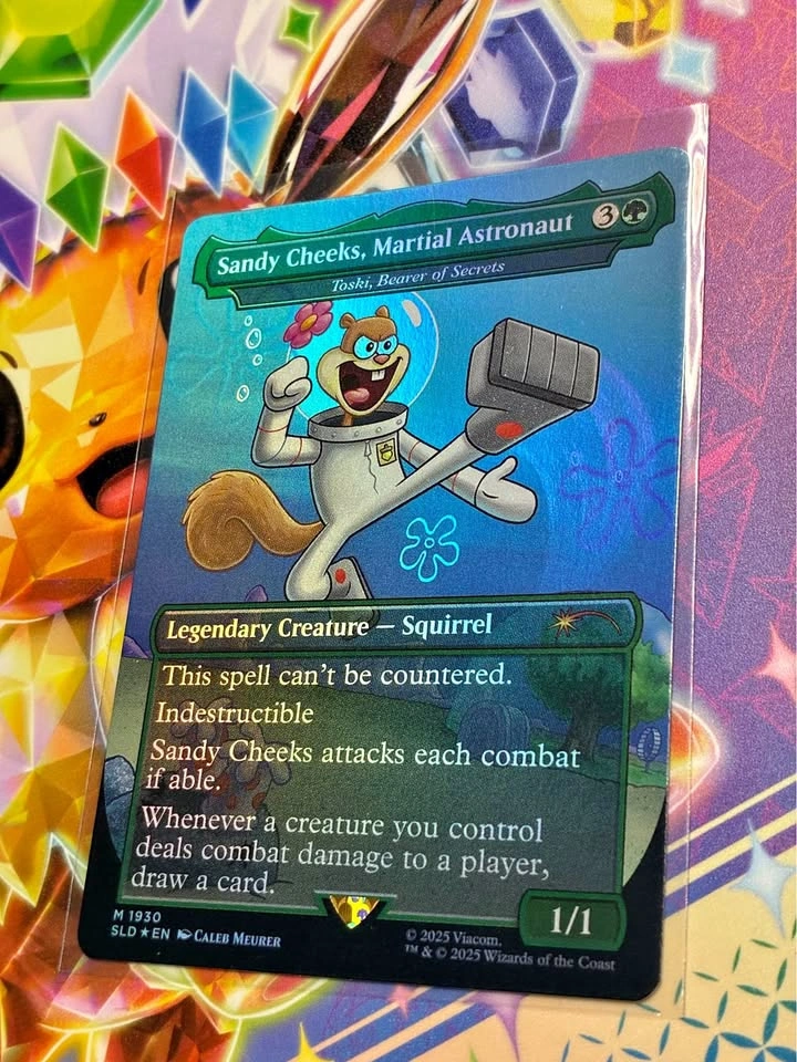Sandy Cheeks Secret Lair MTG
