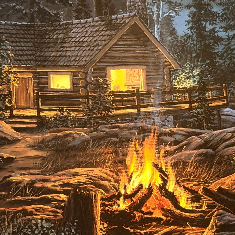 Fred Buchwitz Mountain Lake Cabin Limited Edition Art Print - photo 5