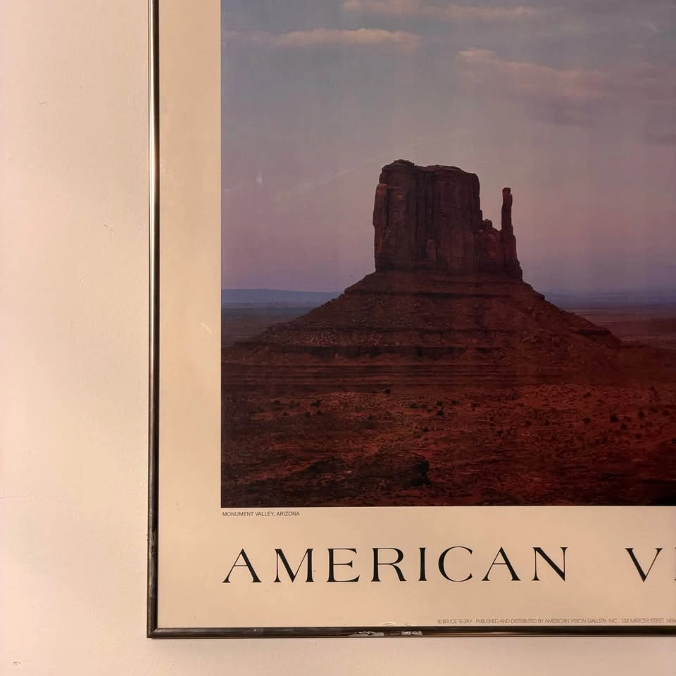 Framed Nick Zungoli "American Vision 1982" Monument Valley Print - photo 4
