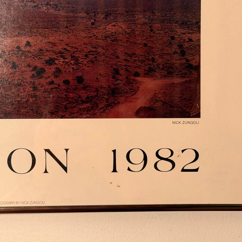 Framed Nick Zungoli "American Vision 1982" Monument Valley Print - photo 5