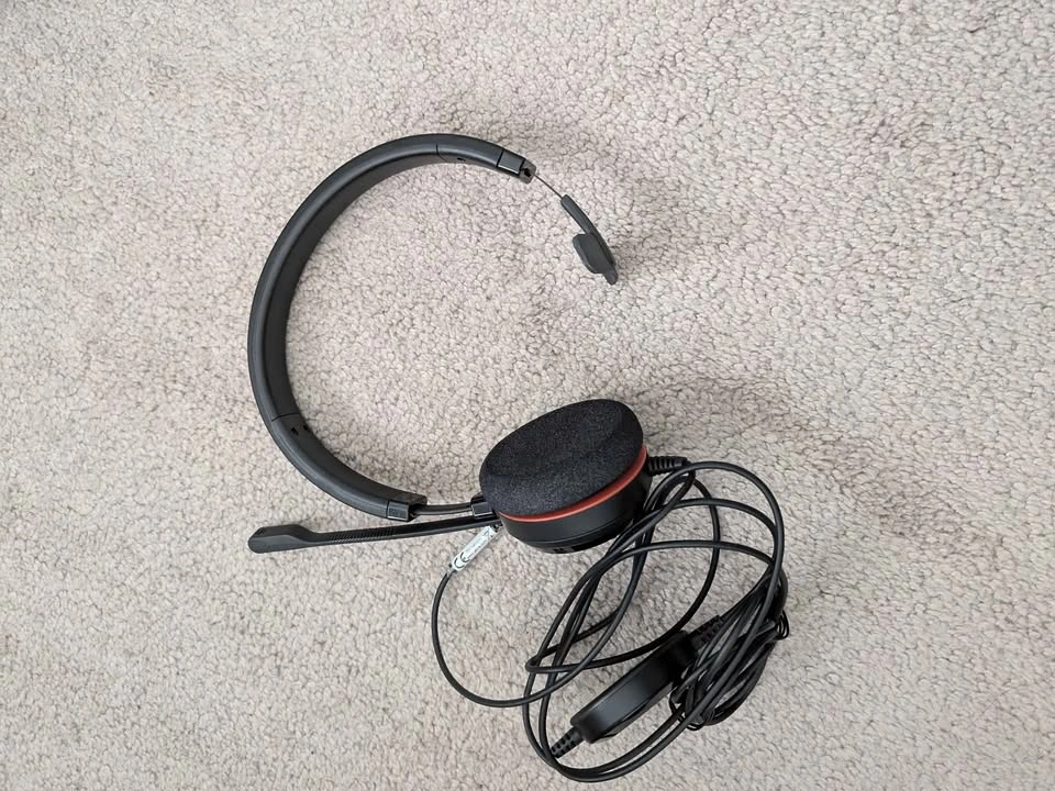 Jabra Evolve Wired Office Headset with Microphone