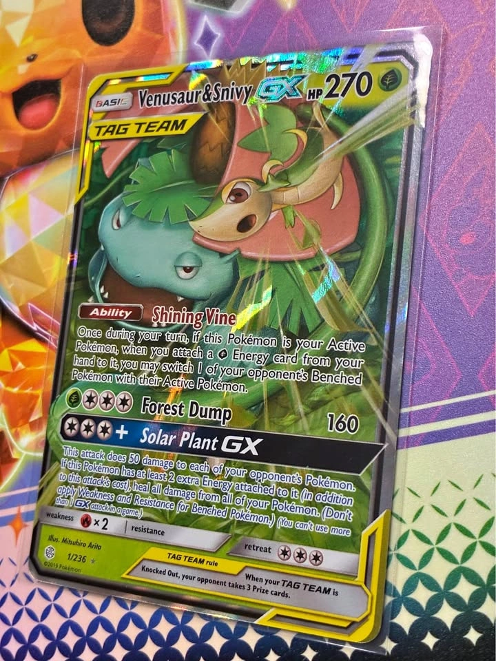 Venusaur & Snivy GX 1 (LP)