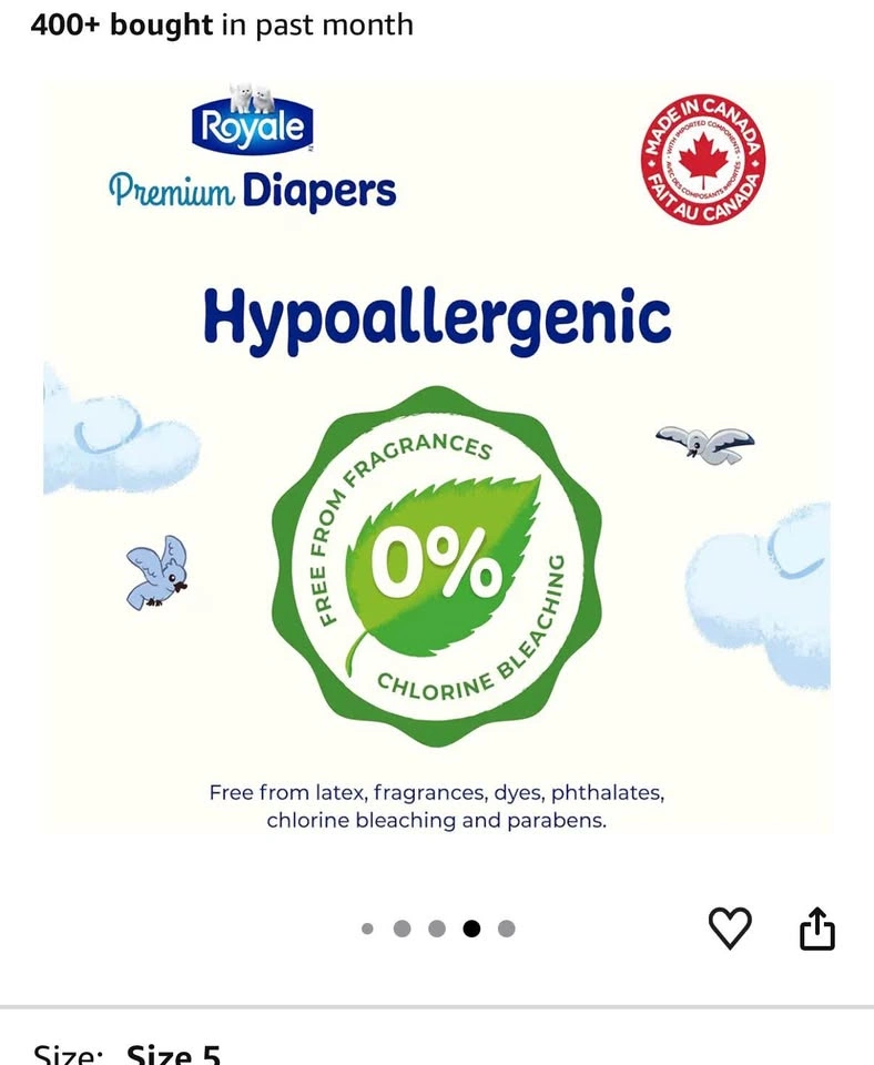 Royale Premium Diapers, Size 5 - photo 3