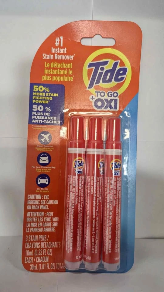 Tide to Go + Oxi Stain Remover Pens, 3 Count