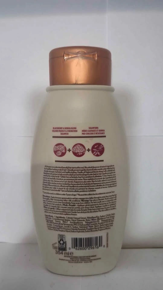 Aveeno Blackberry & Quinoa Shampoo 12oz - photo 2