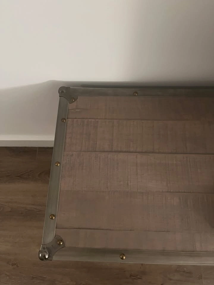 Solid Wood TV Stand - Gray Wash - photo 4