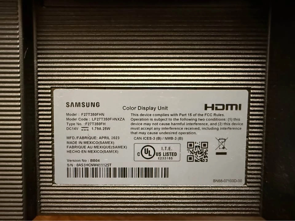 Samsung 27" Gaming Monitor - photo 4