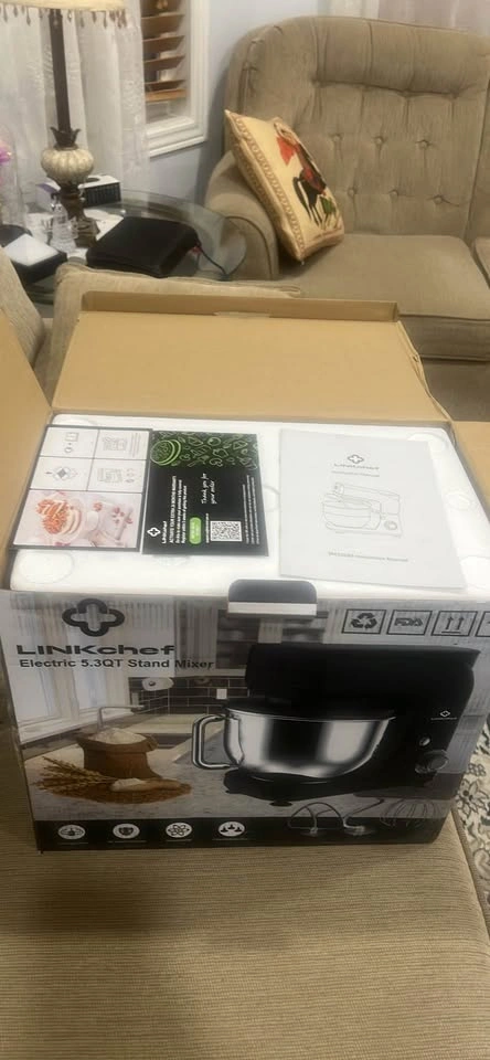 LINKChef 5.3QT Stand Mixer - Brand New - photo 2