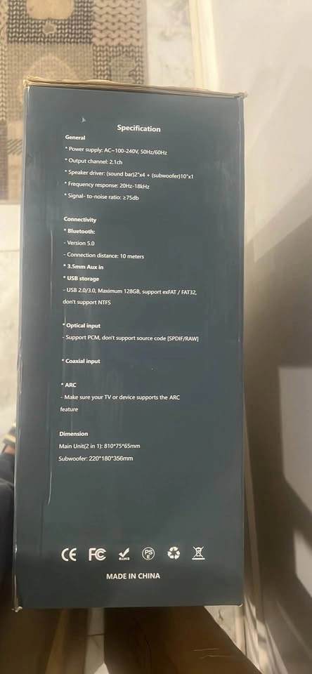 DR. J 2-in-1 Soundbar & Subwoofer System (Open Box) - photo 2