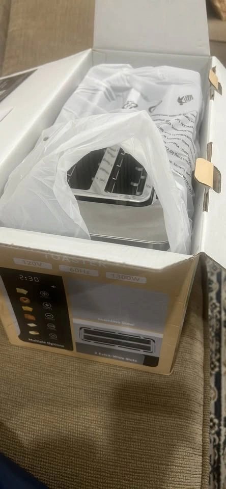 BRAND NEW LINKChef 4-Slice Smart Toaster - Sleek LED Touchscreen - photo 3