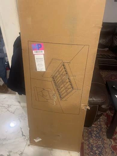BRAND NEW Queen Size Platform Bed Frame - Black Faux Leather - photo 2