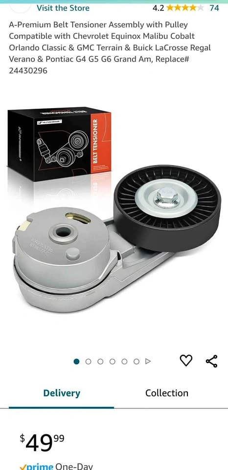A-Premium Belt Tensioner Assembly with Pulley