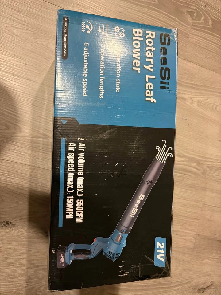 SeeSii 21V Cordless Rotary Leaf Blower - photo 2