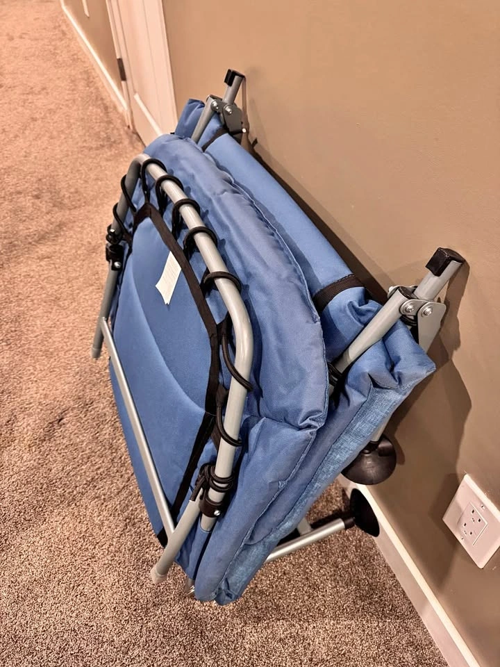 Camping cot Recliner ( blue )