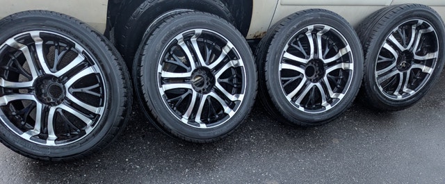 20 INCH RIMS + TIRES FOR SALE!!!