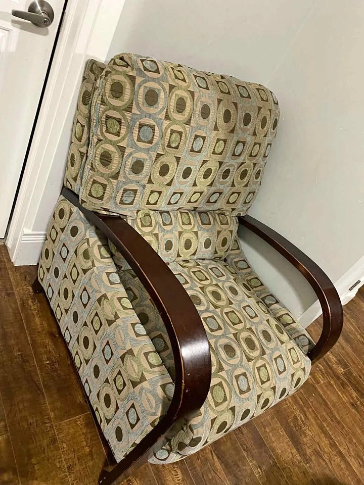 Solid Wood Recliner - Barely Used