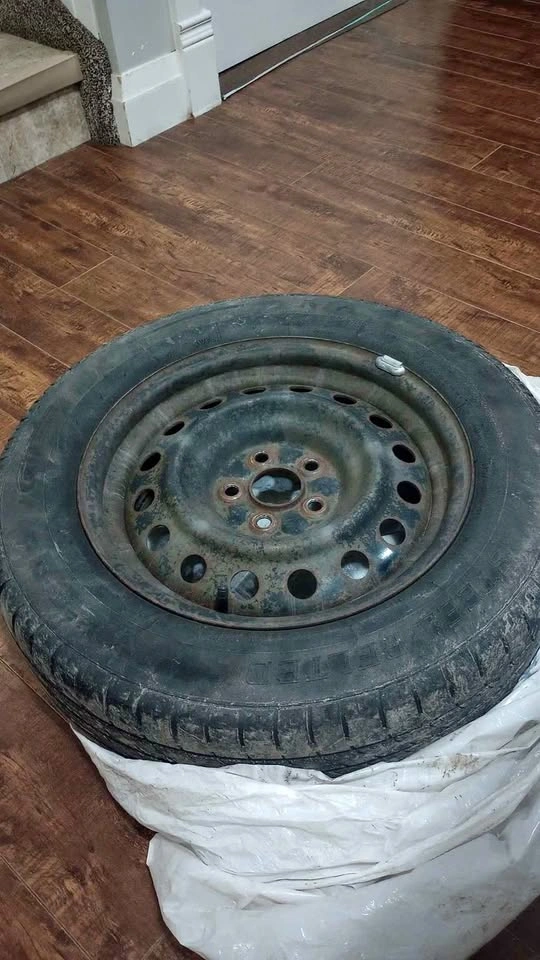 4 Summer Tires with Rims 15 inch P195/65R 5*100 Bolt Pattern