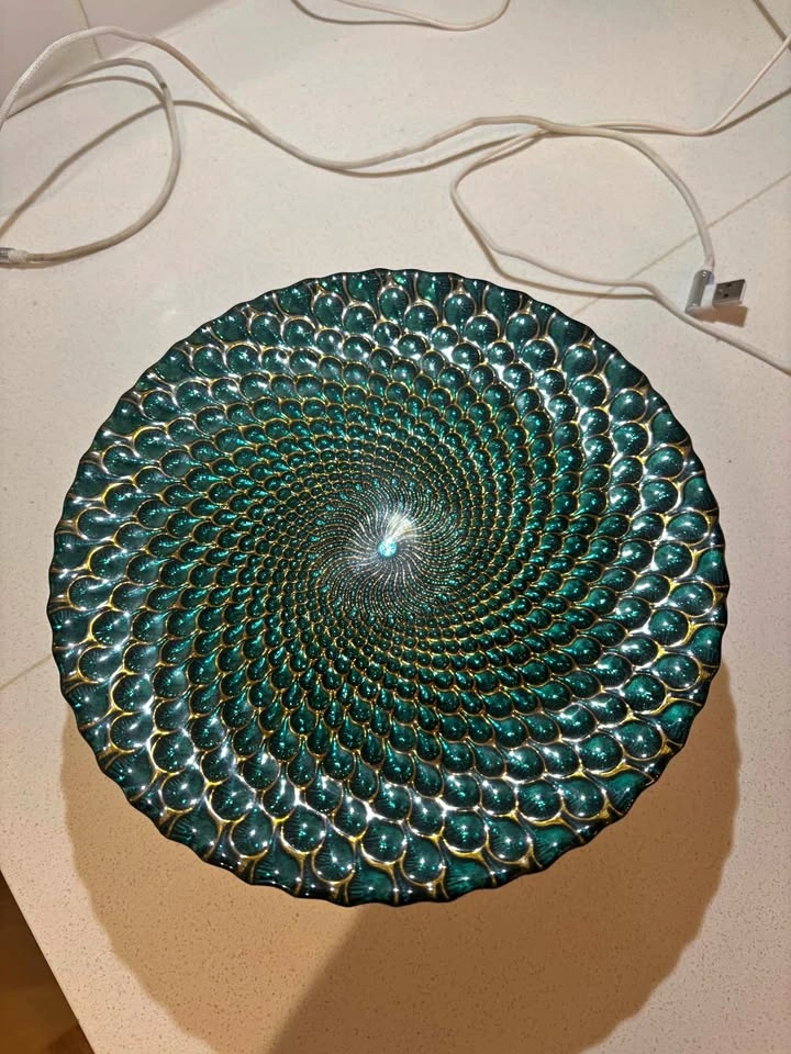 Decorative Peacock Dish