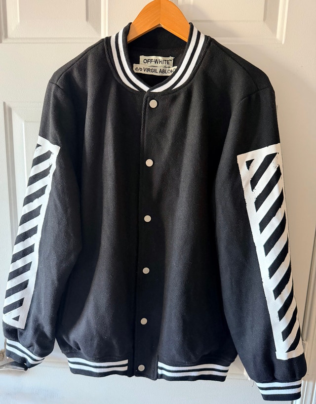 Limited Edition Virgil Abloh Off-White Varsity Jacket