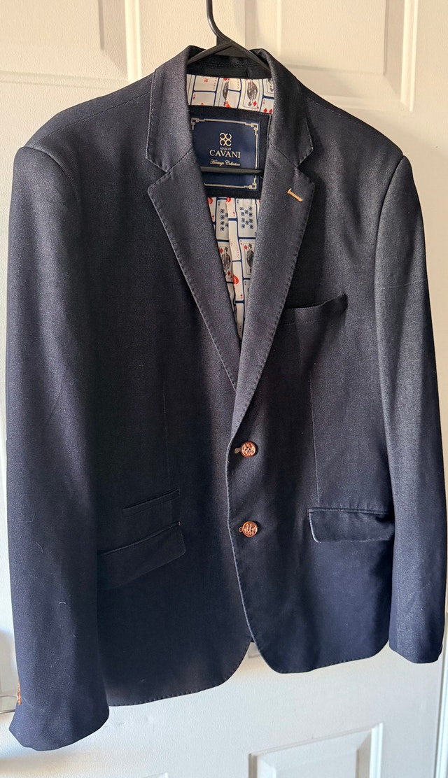Navy Blue Blazer - House of Cavani Heritage Collection - photo 2