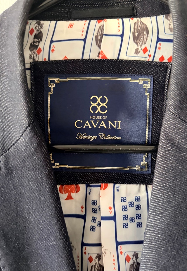 Navy Blue Blazer - House of Cavani Heritage Collection - photo 3