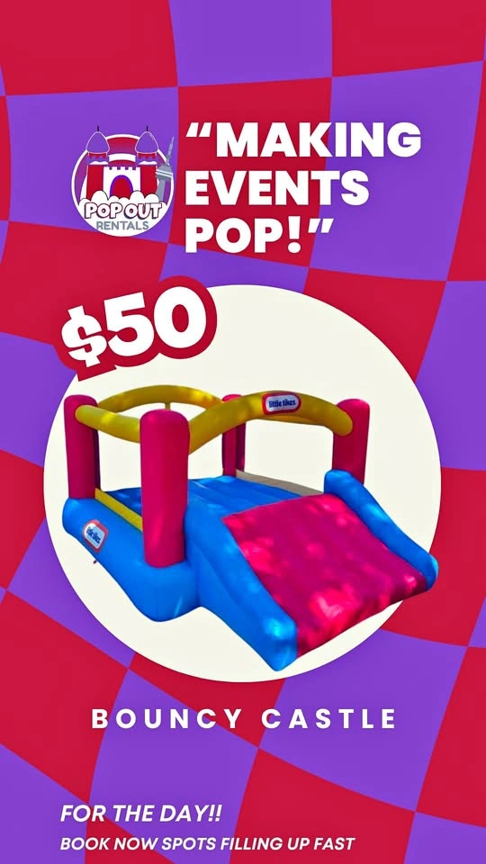 BOUNCY CASTLE RENTAL – $50/DAY!