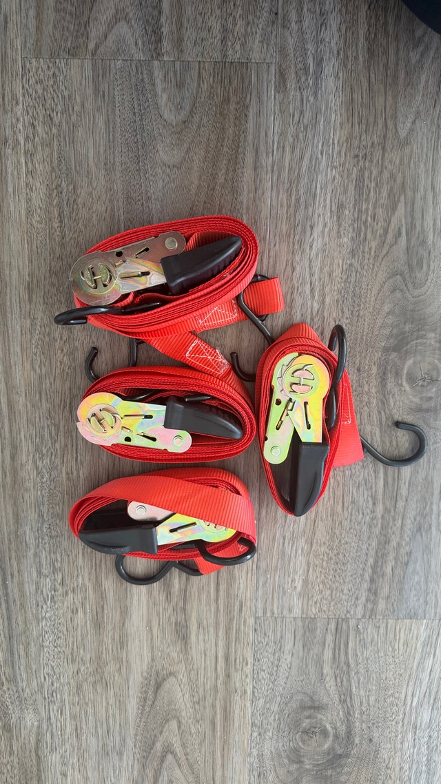 Ratchet Straps for Moving, Cargo, Transport