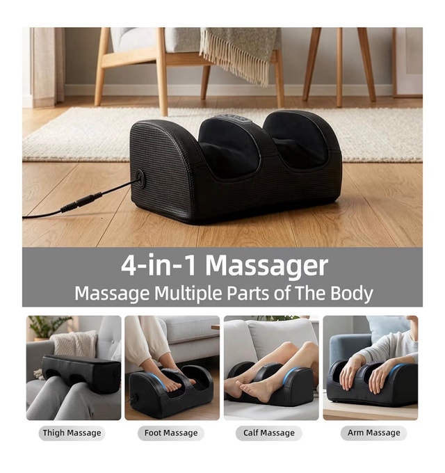 Neck & Foot Massager with Roller - photo 3