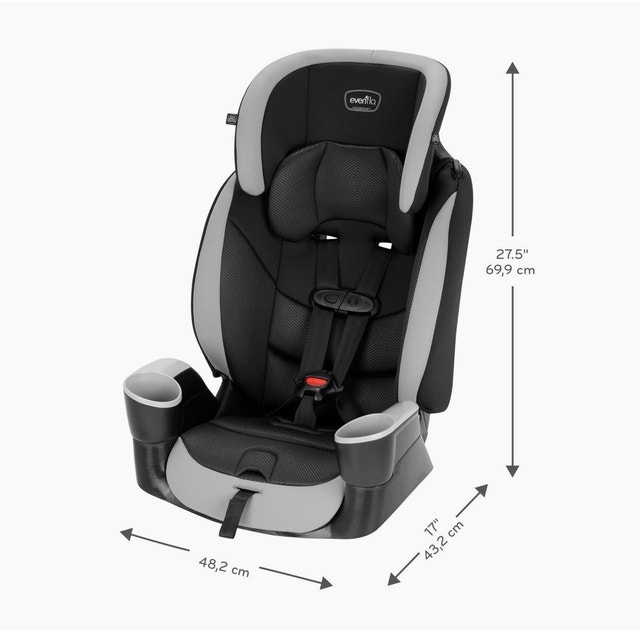 Evenflo Maestro Sport Harness Booster Car Seat (Granite) - photo 2