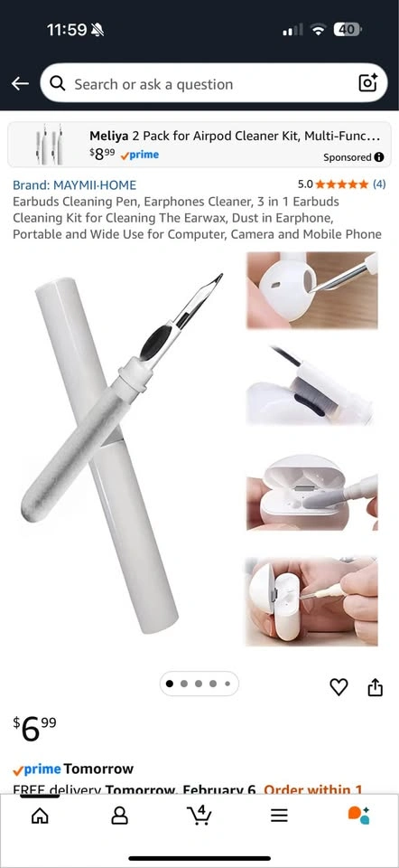 Airpods / Earbuds Multipurpose Cleaning Pen - photo 3