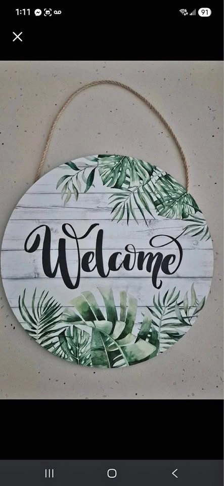 Welcome Sign Decor