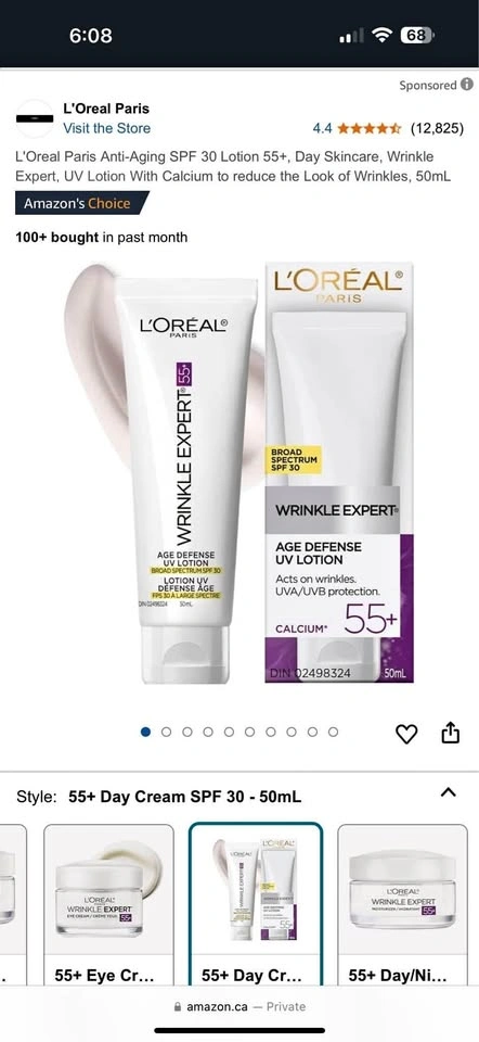 L'Oreal Paris UV Lotion