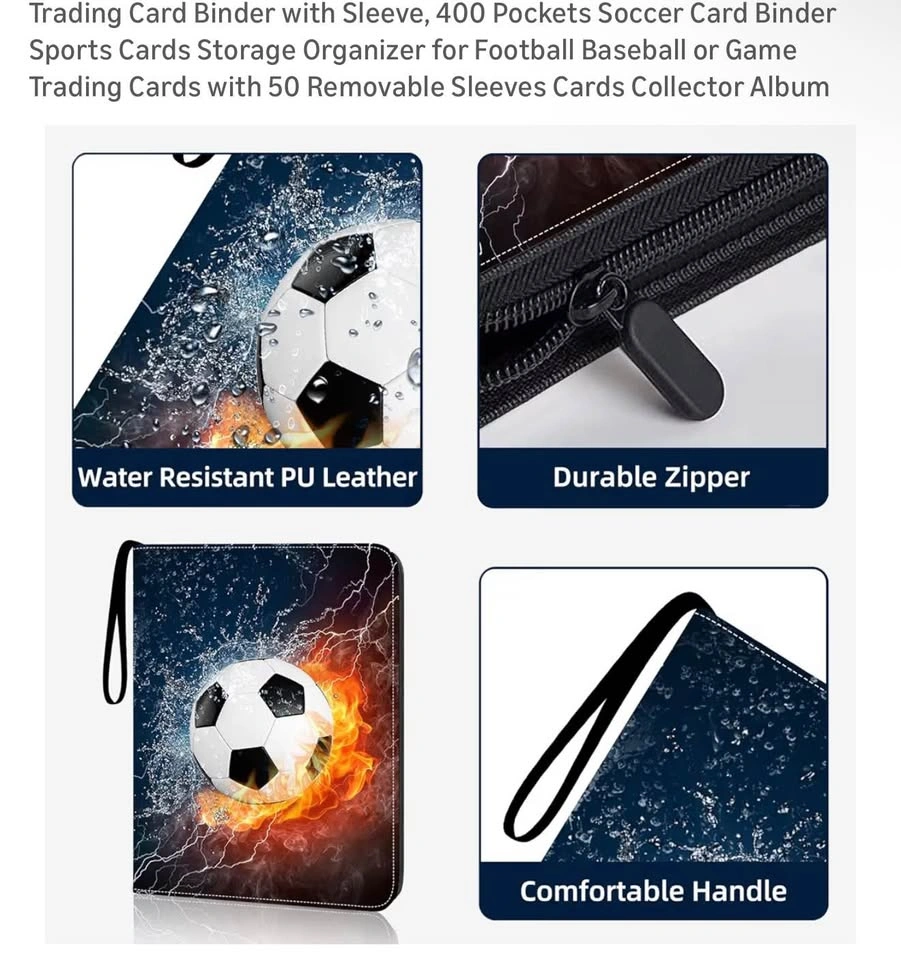 Soccer Card Binder with 55pcs Soccer Cards - photo 5