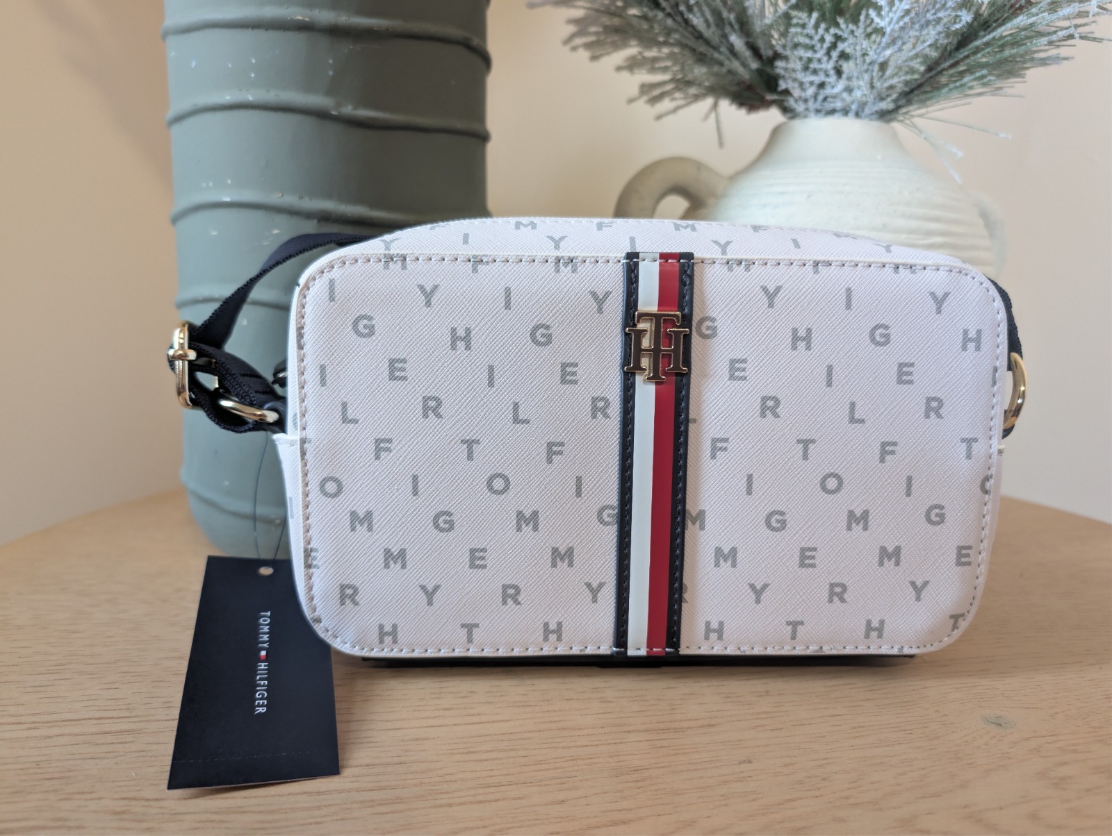 Tommy Hilfiger X Body Logo Crossbody Shoulder Bag
