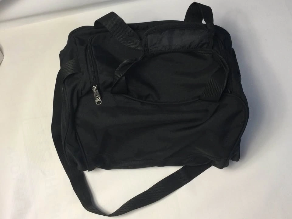 Black Duffel Gym Bag 19x11x10 - photo 2