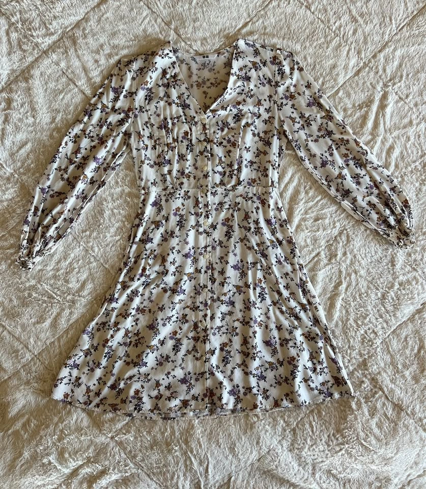 Uniqlo Floral Dress with slip - Size S - photo 2
