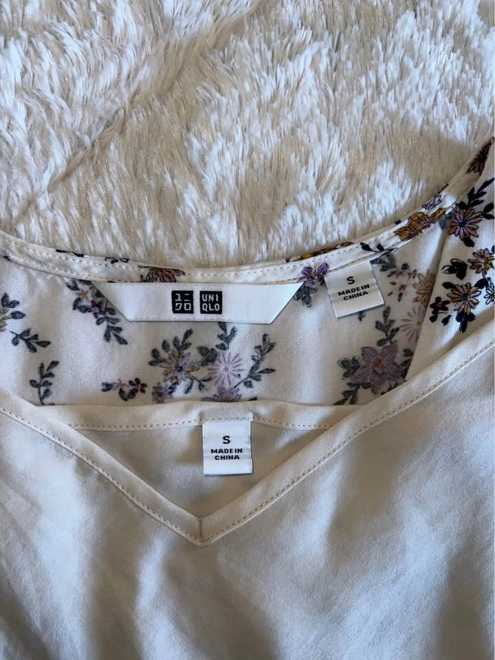 Uniqlo Floral Dress with slip - Size S - photo 4