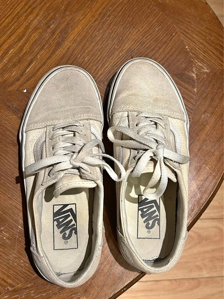 Vans Old Skool Beige Slip On