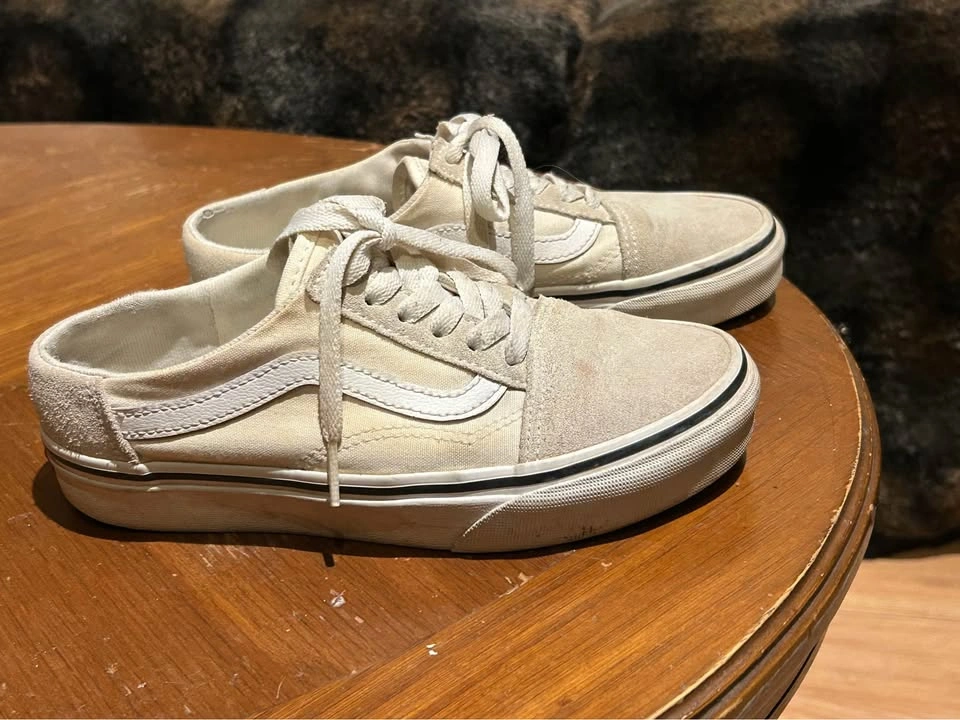 Vans Old Skool Beige Slip On - photo 2