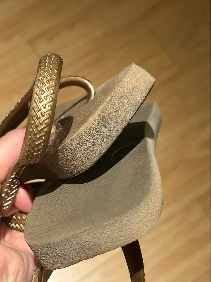 Havaianas Flash Rose Gold Flip Flops Size 35-36 - photo 3