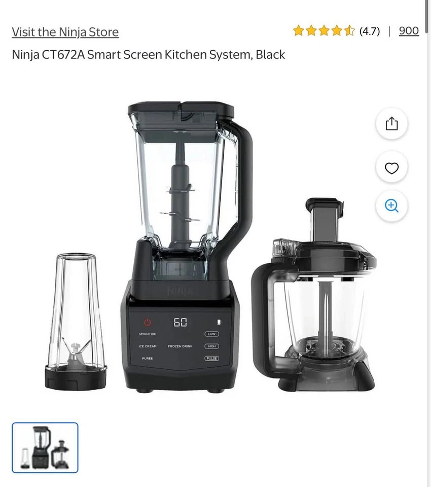 Ninja CT672A Smart Screen Kitchen System, Black - photo 2