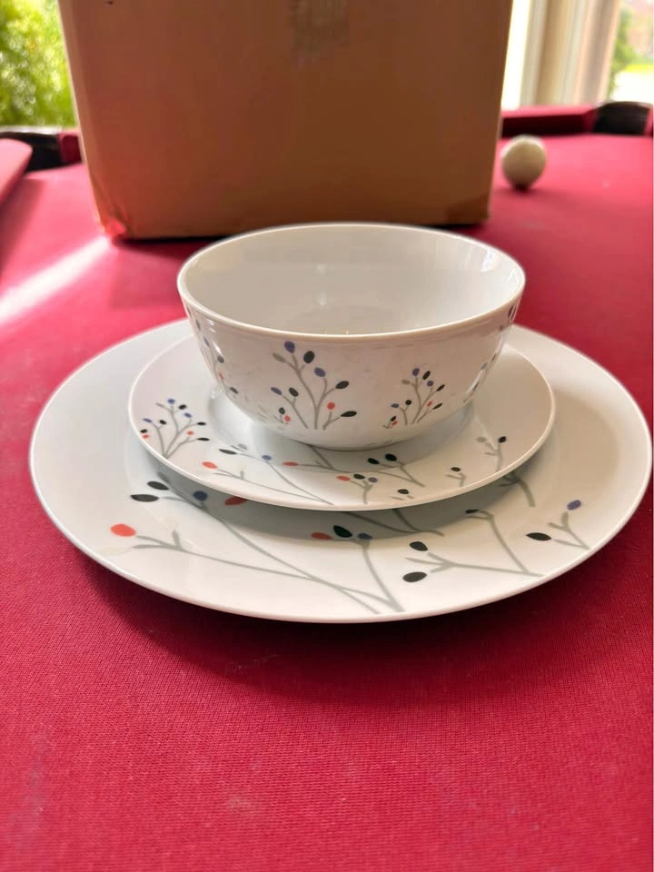 Brand new 18 piece dinnerware (retail $65)