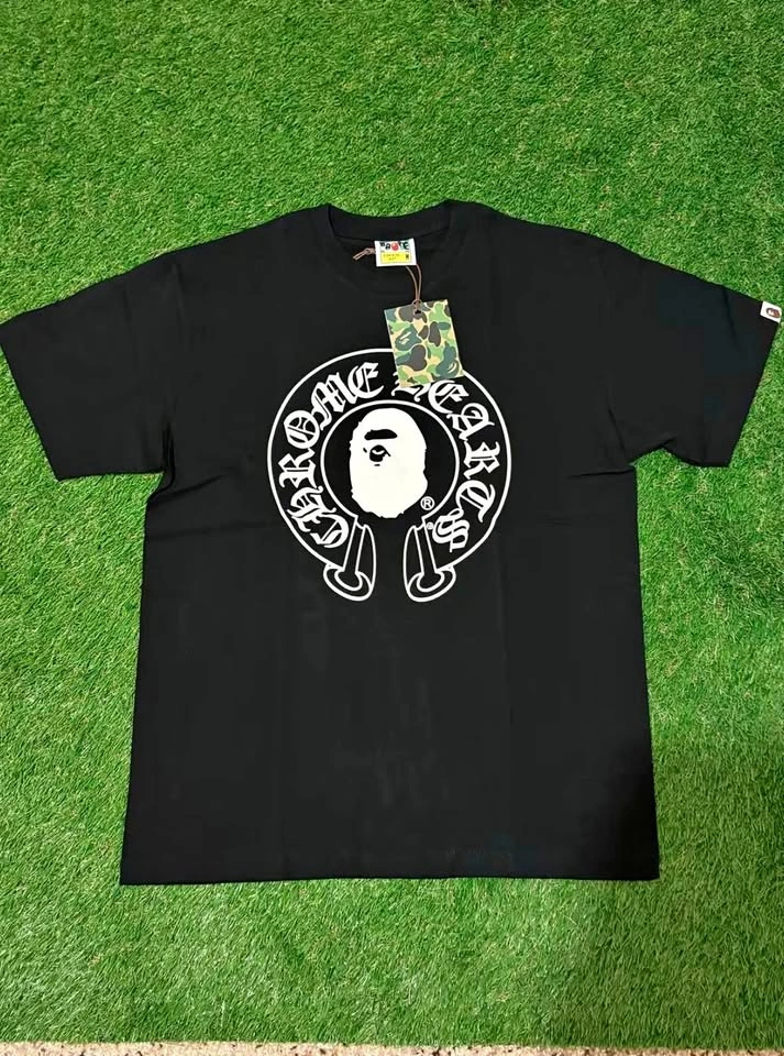 Black Bape X Chrome Heart Tee