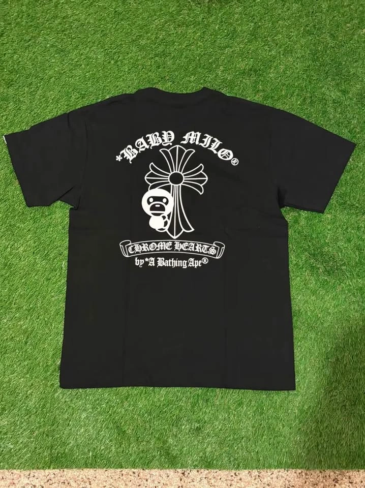 Black Bape X Chrome Heart Tee - photo 3