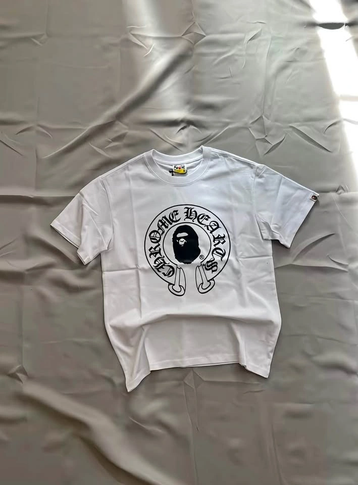 White Bape X Chrome Hearts T-shirt