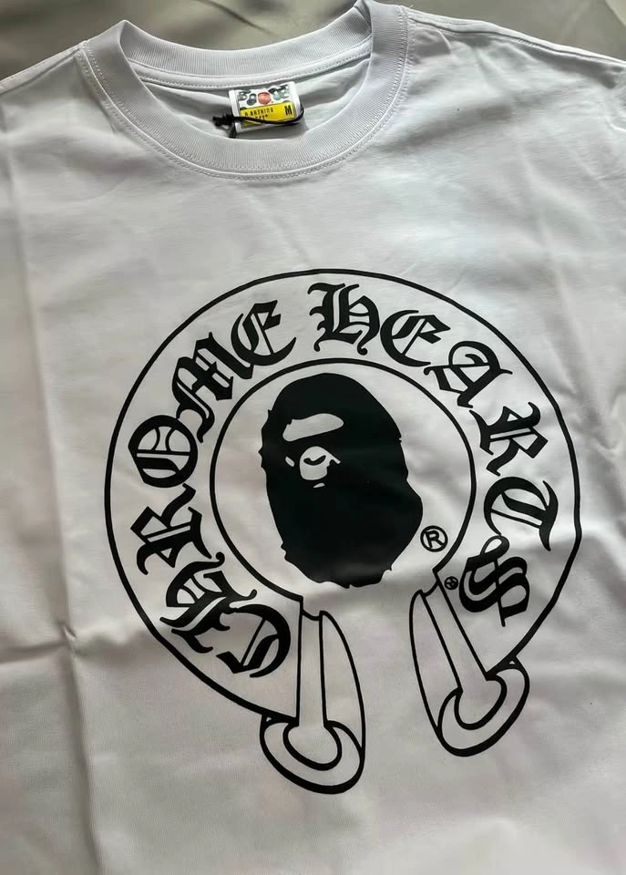 White Bape X Chrome Hearts T-shirt - photo 2