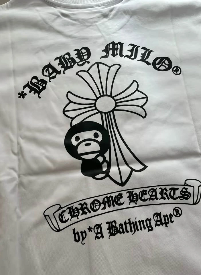 White Bape X Chrome Hearts T-shirt - photo 4