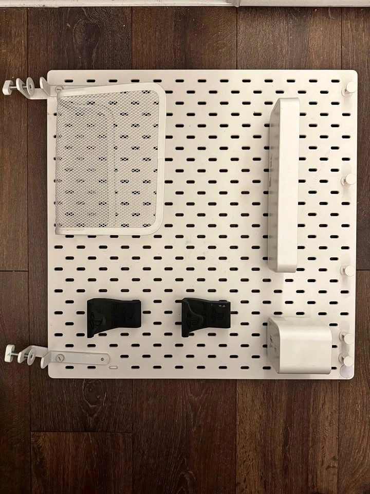 IKEA SKÅDIS Pegboard 22x22" w/ Accessories
