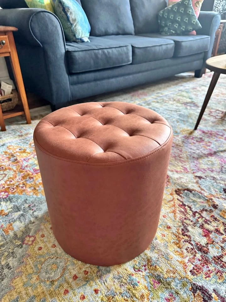 Rangi Tufted Round Ottoman